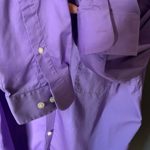 Croft & Barrow Men's Shirt 17 34/35 Purple - Picture 4 of 9